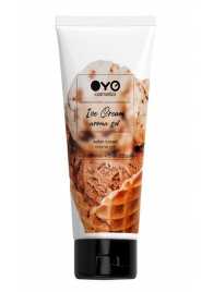 Лубрикант на водной основе OYO Aroma Gel Ice Cream с ароматом пломбира - 75 мл. - OYO - купить с доставкой в Ульяновске