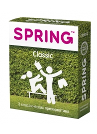 Классические презервативы SPRING CLASSIC - 3 шт. - SPRING - купить с доставкой в Ульяновске