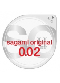 Ультратонкий презерватив Sagami Original - 1 шт. - Sagami - купить с доставкой в Ульяновске