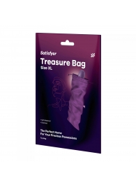 Фиолетовый мешочек для хранения игрушек Treasure Bag XL - Satisfyer - купить с доставкой в Ульяновске