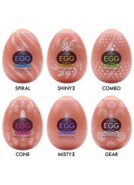 Набор из 6 мастурбаторов-яиц Tenga Egg Variety Pack V - Tenga - в Ульяновске купить с доставкой