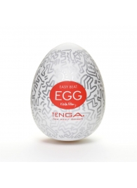 Мастурбатор-яйцо Keith Haring EGG PARTY - Tenga - в Ульяновске купить с доставкой