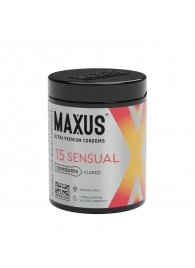 Анатомические презервативы MAXUS Sensual - 15 шт. - Maxus - купить с доставкой в Ульяновске