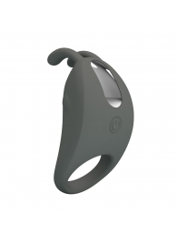 Серое эрекционное кольцо с вибрацией Master Ring - Baile - в Ульяновске купить с доставкой