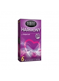 Презервативы с рёбрышками Domino Harmony - 6 шт. - Domino - купить с доставкой в Ульяновске