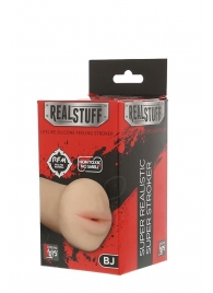 Нежный мастурбатор-ротик REALSTUFF 5INCH MASTURBATOR BJ - Dream Toys - в Ульяновске купить с доставкой