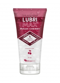 Интимный гель-смазка на водной основе Lubrimax Magic Cherry - 75 мл. - ИнтелБИО - купить с доставкой в Ульяновске