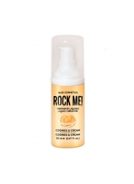 Жидкий вибратор Nuei Rock Me! с ароматом печенья и сливок - 20 мл. - Nuei cosmetics - купить с доставкой в Ульяновске