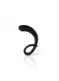 Черный массажер простаты Curving Curt - 13 см. - MyStim - купить с доставкой в Ульяновске