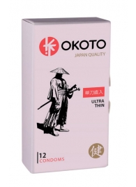 Тонкие презервативы OKOTO Ultra Thin - 12 шт. - Sitabella - купить с доставкой в Ульяновске