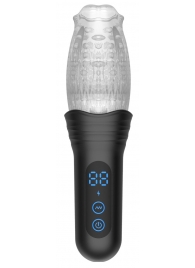 Автоматический мастурбатор Oral Sex Masturbator с функциями ротации, вибрации и фрикций - Secwell - в Ульяновске купить с доставкой