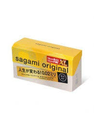 Презервативы увеличенного размера Sagami Original 0.02 XL-size - 12 шт. - Sagami - купить с доставкой в Ульяновске