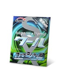 Презерватив Sagami Xtreme Mint с ароматом мяты - 1 шт. - Sagami - купить с доставкой в Ульяновске
