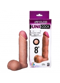 Фаллическая насадка для страпона UNICOCK 8  - 20 см. - LOVETOY (А-Полимер) - купить с доставкой в Ульяновске