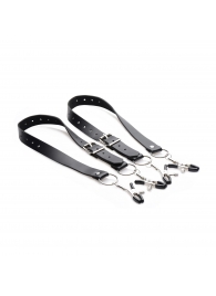 Ремни с зажимами для половых губ Spread Labia Spreader Straps with Clamps - XR Brands - купить с доставкой в Ульяновске