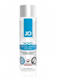 Возбуждающий лубрикант на водной основе JO Personal Lubricant H2O Warming - 120 мл. - System JO - купить с доставкой в Ульяновске