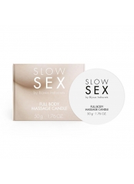 Массажная свеча для всего тела Slow Sex - 50 гр. - Bijoux Indiscrets - купить с доставкой в Ульяновске