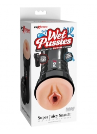 Мастурбатор-вагина в колбе Super Juicy Snatch - Pipedream - в Ульяновске купить с доставкой