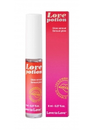 Возбуждающий блеск для губ Love Potion - 8 мл. - Love to Love - купить с доставкой в Ульяновске