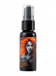 Гель с эффектом вибрации Volcano Of Passion со вкусом вишни - 25 мл. - Erotist Lubricants - купить с доставкой в Ульяновске