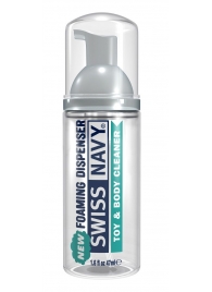 Очищающая пенка для игрушек и тела Toy   Body Cleaner Foamer - 47 мл. - Swiss navy - купить с доставкой в Ульяновске