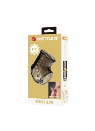 Дымчатая насадка на пенис и мошонку - Baile - в Ульяновске купить с доставкой