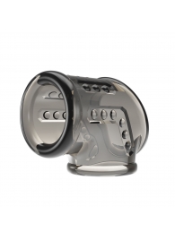 Дымчатая насадка на пенис и мошонку - Baile - в Ульяновске купить с доставкой