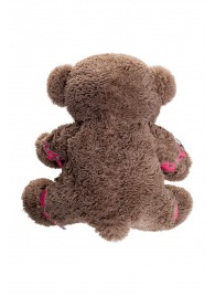 Бондажный набор: бурый мишка с розовыми оковами и наручниками - Pecado - купить с доставкой в Ульяновске