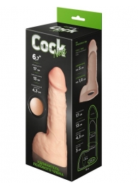 Телесный фаллоудлинитель с мошонкой Cock Next - 17 см. - LOVETOY (А-Полимер) - в Ульяновске купить с доставкой
