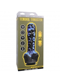 Черно-синяя мини-машина на присоске Tendril Thruster - 21,6 см. - Doc Johnson - купить с доставкой в Ульяновске
