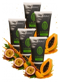 Набор из 5 съедобных лубрикантов JUJU со вкусом тропических фруктов - JuJu - купить с доставкой в Ульяновске
