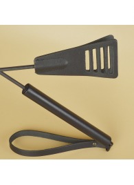 Черный кожаный стек «Сириус» - 60 см. - Sitabella - купить с доставкой в Ульяновске