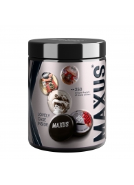 Черные утолщенные презервативы MAXUS Extra Strong с железным кейсом - 15 шт. - Maxus - купить с доставкой в Ульяновске