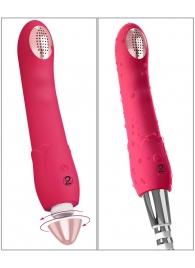 Малиновая насадка на душ с вибрацией Showers to orgasm - 20,1 см. - Orion - купить с доставкой в Ульяновске