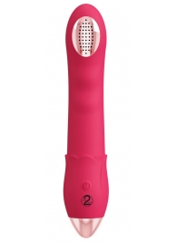 Малиновая насадка на душ с вибрацией Showers to orgasm - 20,1 см. - Orion - купить с доставкой в Ульяновске