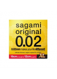 Презерватив увеличенного размера Sagami Original 0.02 XL-size - 1 шт. - Sagami - купить с доставкой в Ульяновске