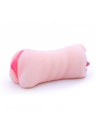 Телесный двусторонний мастурбатор - вагина и ротик - Boys of Toys - в Ульяновске купить с доставкой