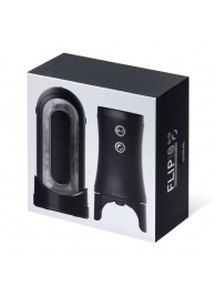 Набор Tenga Flip Zero Electronic Vibrotation: мастурбатор с вибрацией и устройство вращения - Tenga - в Ульяновске купить с доставкой