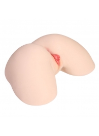 Мастурбатор-полуторс с двойным слоем материала и вибрацией Jenny Onahole Real Hips - KOKOS - в Ульяновске купить с доставкой