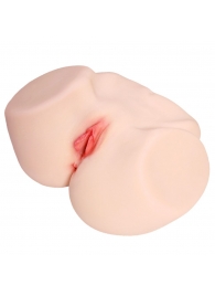 Мастурбатор-полуторс с двойным слоем материала Jenny Onahole Real Vagina - KOKOS - в Ульяновске купить с доставкой