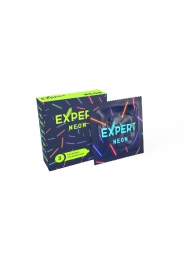 Светящиеся в темноте презервативы Expert Neon - 3 шт. - Expert - купить с доставкой в Ульяновске