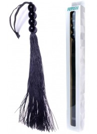 Черная силиконовая плеть - 37 см. - Boys of Toys - купить с доставкой в Ульяновске