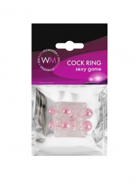 Прозрачная насадка на пенис с цветными шариками - Erowoman-Eroman - в Ульяновске купить с доставкой