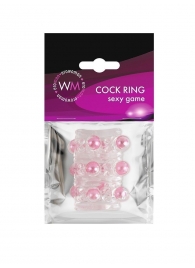 Прозрачная сквозная насадка на пенис с цветными шариками - Erowoman-Eroman - в Ульяновске купить с доставкой