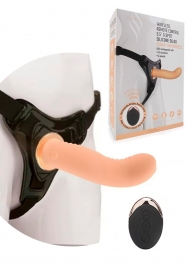 Женский вибрострапон со съемной насадкой и пультом ДУ - Erokay - купить с доставкой в Ульяновске