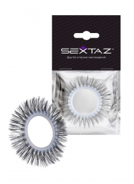 Круглое эрекционное кольцо с длинными «ресничками» - Sextaz - в Ульяновске купить с доставкой