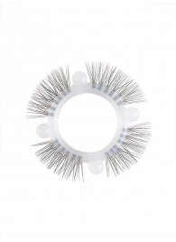 Эластичное кольцо с «ресничками» и 4 шариками - Sextaz - в Ульяновске купить с доставкой