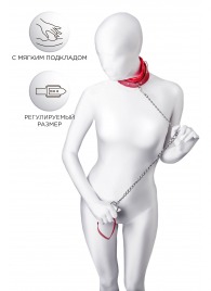 Красный ошейник с подкладкой из меха - ToyFa - купить с доставкой в Ульяновске
