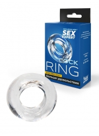 Прозрачное эрекционное кольцо-бублик - Sex Expert - в Ульяновске купить с доставкой
