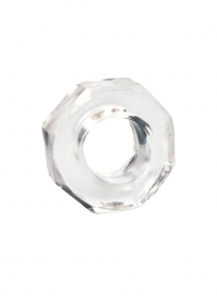 Прозрачное эрекционное кольцо в форме гайки - Sex Expert - в Ульяновске купить с доставкой